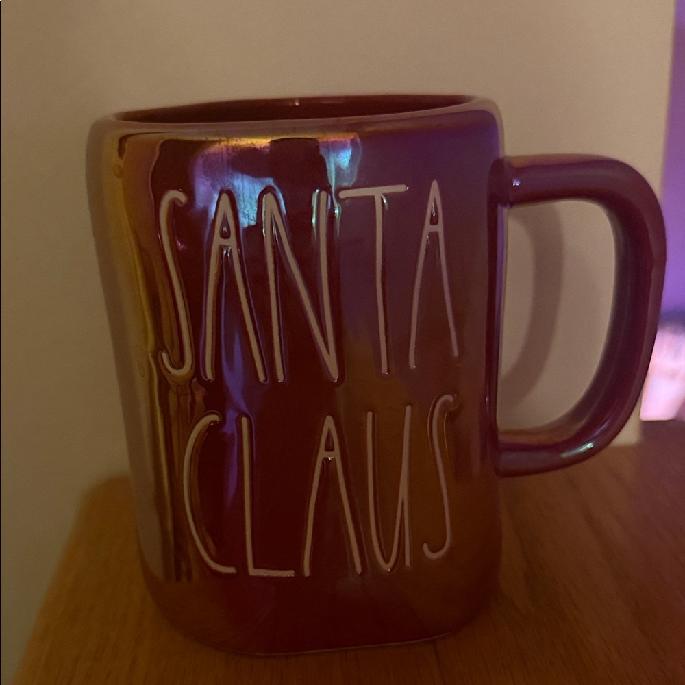 Rae Dunn Santa Claus Festive Mug - Red